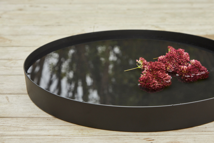 Spejlbassin Ø57 cm sort - Garden